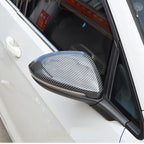 Side Mirror Cover Cap Black/Carbon Pattern for VW Golf 7 MK7/MK7.5 2013-2020