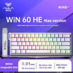 Aula Win60He Magnetic Switch Keyboard Wired Win 60 HE Mechanical Keyboard Esports Gamer Win68 Keyboards Custom Win60 He Gifts