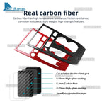 Real Soft Carbon Fiber Sticker for Audi A5 S5 B10 A6 e-tron 2025 2026 RHD LHD Automatic/AT Car Gear Shift Panel Accessories