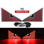 Truck Devil's Eye Light RGB Dynamic Demon Eye Decorative Light Led Display Decor Pixel Panel Windshield USB 5V Multi-Mode Lamp