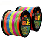 JOF Lure Braided Fishing Line 8 Strands 300M 500M Multifilament Fly PE Wire 18LB-78LB Strong Cord for Sea Bass Carp Accessories