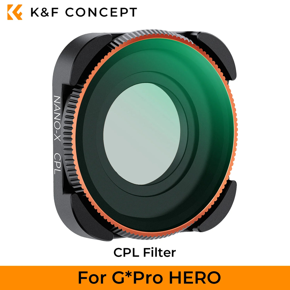 K&F CONCEPT ND2-32 32-512 CPL UV ND4 ND8 ND16 ND64 ND1000 Filter Kit for GoPro HERO 13 12 11 10 Black Action Camera Waterproof