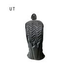 Golf Headcover Golf Wood Cover PU Leather Golf Club Covers For Driver Fairway Hybrid Waterproof Protector Set Golf Accessories