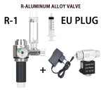 ZRDR Fish Tank CO2 Generator Steel Cylinder Single/Double Gauge Valve Electromagnetic Valve Fish Tank CO2 Generator Accessories