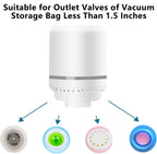 Electric Air Pump for Vacuum Bags, EU, USA, UK, Japan Plug, Suitable for Clothes Storage Bags Labor-saving Compression Tool