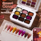 UR SUGAR 4-in-1 Painting Gel Nail Polish Set, 9 Colors, UV/LED Soak Off, 1pc