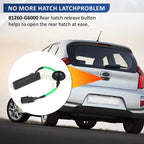 81260-G6000 81260-G6010 Trunk Door Switch Handle For Kia Morning Picanto ACCENT VERNA 2017-2023 Tailgate Trunk Lock Button 1PC