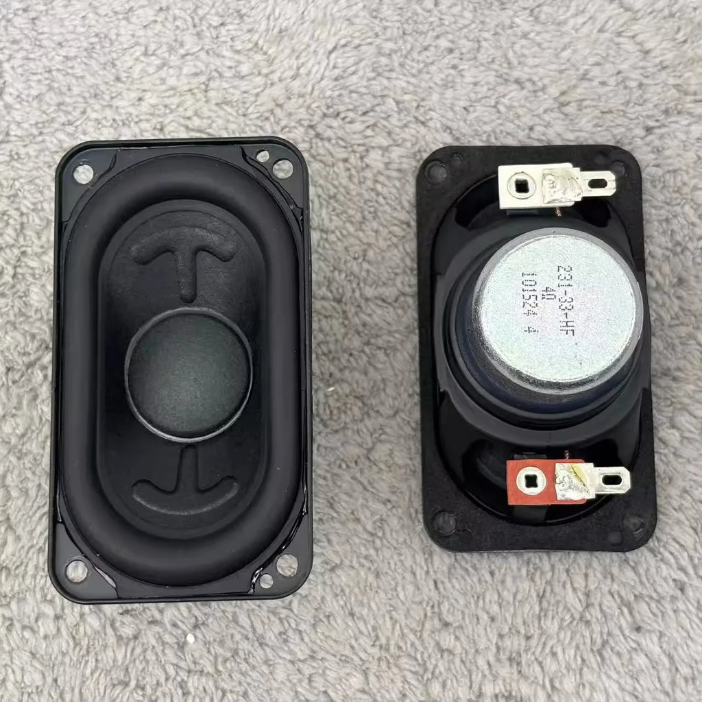 GHXAMP for JBL FLIP Series 80x44mm Racetrack Speaker: High Volume, NdFeB Magnet, Long Excursion, 4ohm 25W 2PCS