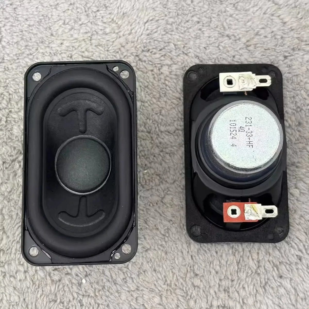 GHXAMP for JBL FLIP Series 80x44mm Racetrack Speaker: High Volume, NdFeB Magnet, Long Excursion, 4ohm 25W 2PCS