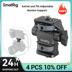 SmallRig Swivel and Tilt Adjustable Monitor Support with 1/4"-20 Screws Seamless Adjustment Monitor Mount Ultimate Stability