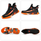High Top Man Boots Safety Protective Shoes Steel Toe Work Shoes Men Anti-puncture Safety Shoes Men Women Work Safety Boots
