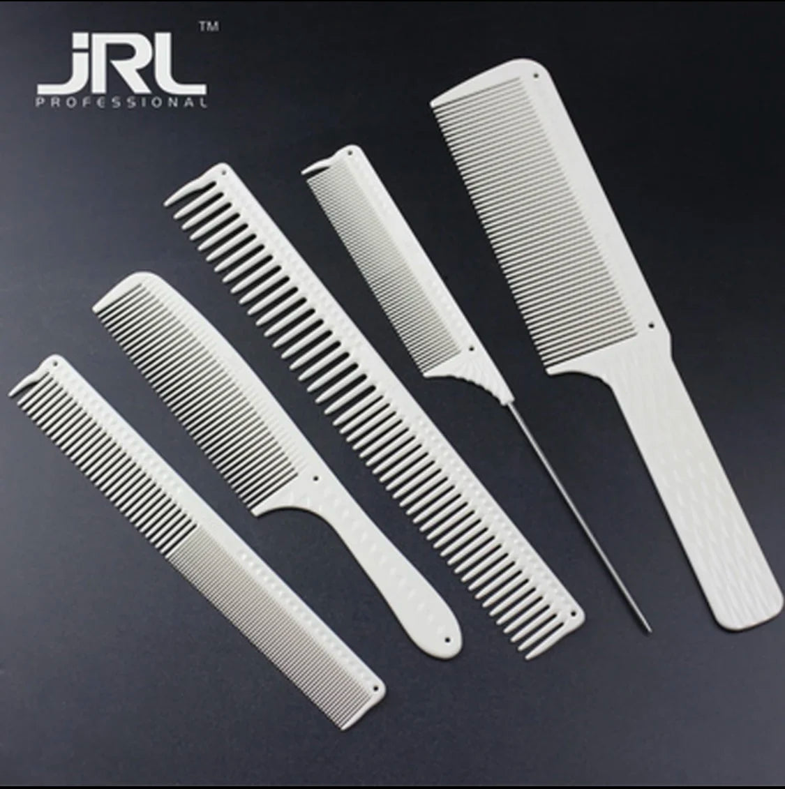 JRL Professional Hairdressing Comb Set Non-Slip Salon Styling Comb - Style J101-J307