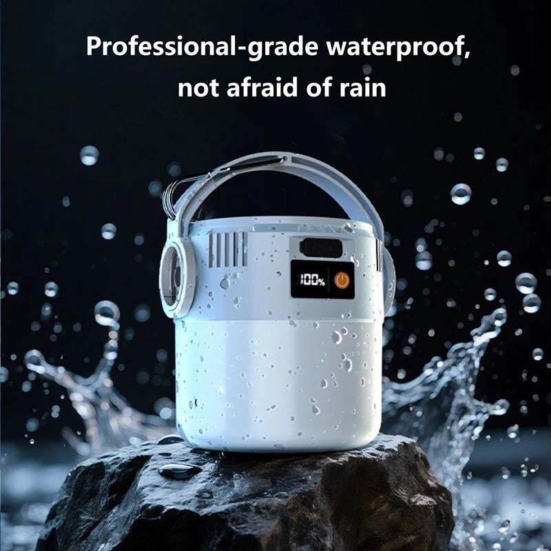 LED Light Solar Powered Light USB Rechargeable Ultra Bright Camping Light Handheld Design IP55 Waterproof Rechargeable Light New