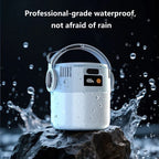 LED Light Solar Powered Light USB Rechargeable Ultra Bright Camping Light Handheld Design IP55 Waterproof Rechargeable Light New