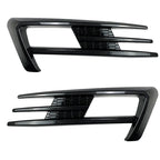 Front Bumper Splitter Air Vent Fog Light Grille Trim for VW Golf 7 MK7 2013-2016 ABS