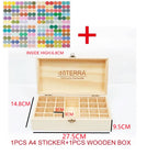 Essential Oil Storage Wooden Box 25 Compartment Storage Box 15ML 24+1 Compartment Essential Oil Display Box