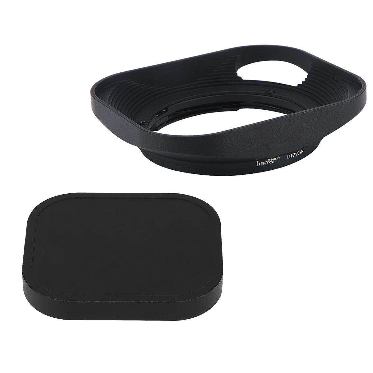 Haoge LH-ZV02P Metal Square Lens Hood for Carl Zeiss Planar T* 2/50 50mm f2 ZM, 35mm/F2 Lens Hollow Out