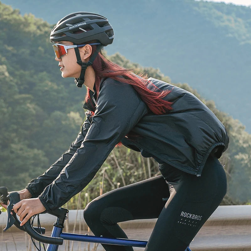 ROCKBROS Breathable Bicycle Jacket Summer Sun Protection Ice Skin Coat Top Clothing Men Women Sportswear Cycling Bike Jerseys