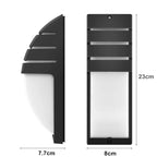 Aluminium LED Wall Lamp IP65 Waterproof Outdoor Garden Porch Light Sconce Balcony Wall Light Yard Lighting Decor AC110V 220V