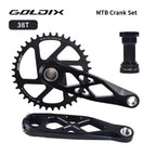 GOLDIX MTB Crankset BSA 24mm 165mm 170mm 175mm Direct Mount R-SPEC Trail Hollow Bike Crank Spindle DH AM XC for Shimano SRAM