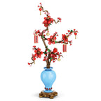 Flower Bouquet Plum Blossom Peach Blossom Narcissus Bonsai Potted Plant Building Blocks Model Home Decoration Toy For Kids Gift﻿