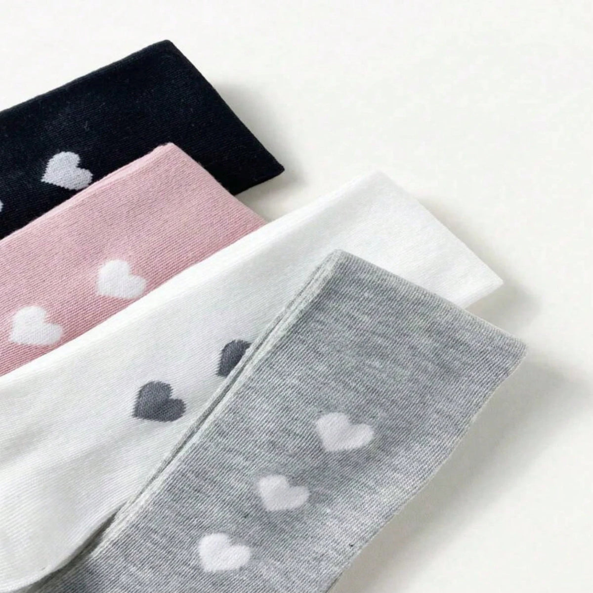 4 Pieces Children's Baby Girl's Toddler Solid Tights - Perfect For School, Dancing & Play