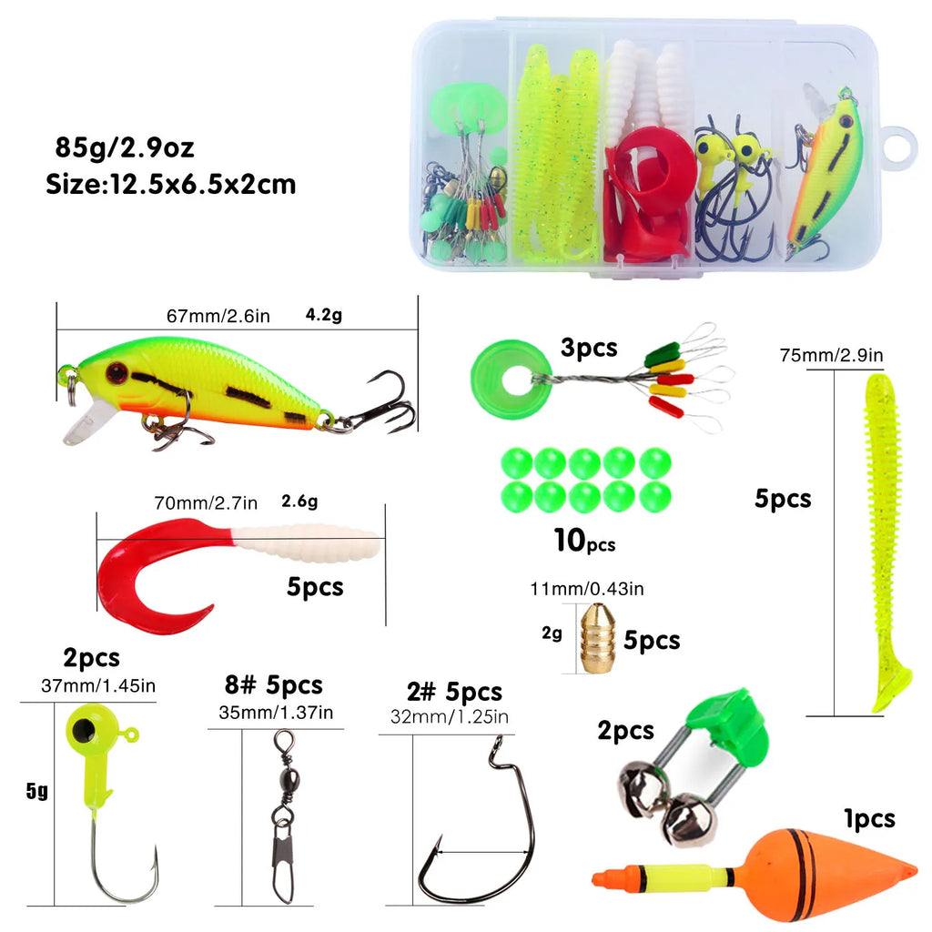 Sougayilang Spinning Fishing Rod and Reel Combo1.8M Telescopic Rod with 5.2:1 3BB Fishign Reel Max Drag 5kg Full Fishing Kit
