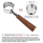 51mm Bottomless Coffee Portafilter With 2 Cups Basket for Homix Hibrew h11 Oster Cecotec Phico Brayer br1101 Espresso Machine
