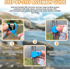 New 2-8PCS Portable Fishing Pole Holder Fishing Rod Fixer Wall Mounted Fishing Pole Straps Clip Multifunctional Rod Holder Tools
