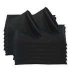 50pc Square 30x30cm Satin Elegant Satin Napkins Perfect For Wedding Graduation & Dinner Parties Restaurant Coffee/Cake Tea Towel