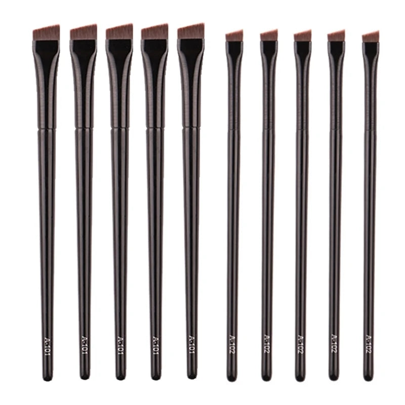 5/10/20/50 Pcs Brow Contour Makeup Brushes Eyebrow Eyeliner Brush Professional Super Thin Angled Liner Eye Brush Make Up Tools