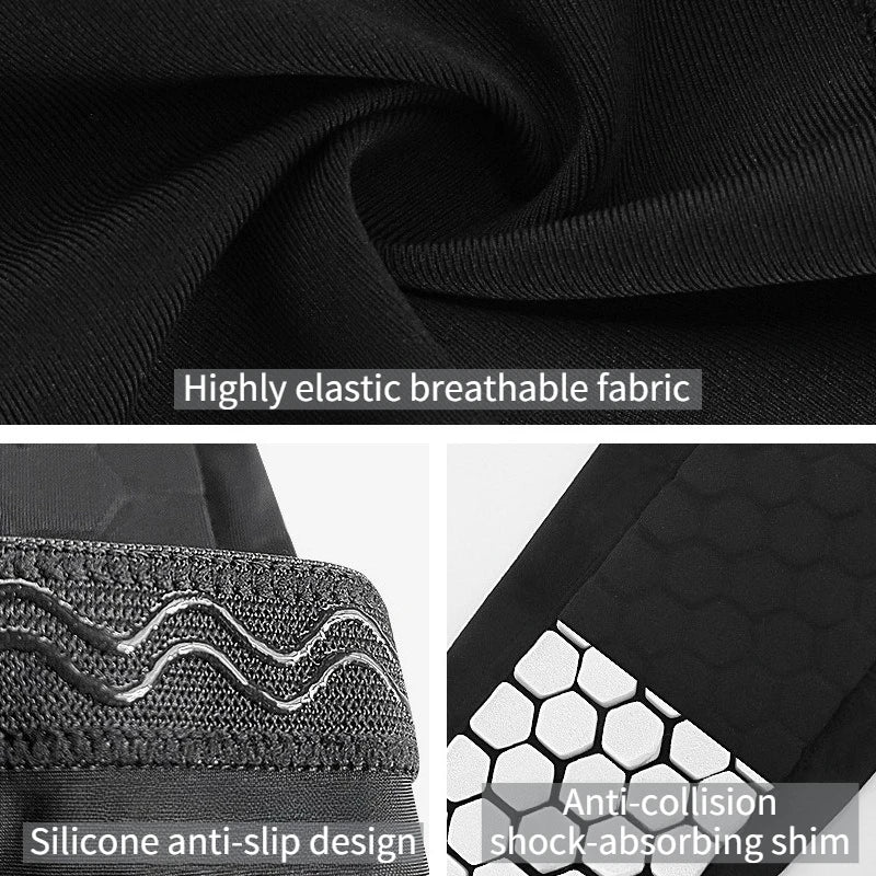 Honeycomb Shin Guards - Slim-Fit Integrated Calf Protection Sports Impact Protection Gear for Running Hiking Cycling Gear