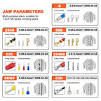 SN Ratchet Electrician Crimping Tool set for Insulated and Non-Insulated terminals, Molex Open Barrel Dupont connectors
