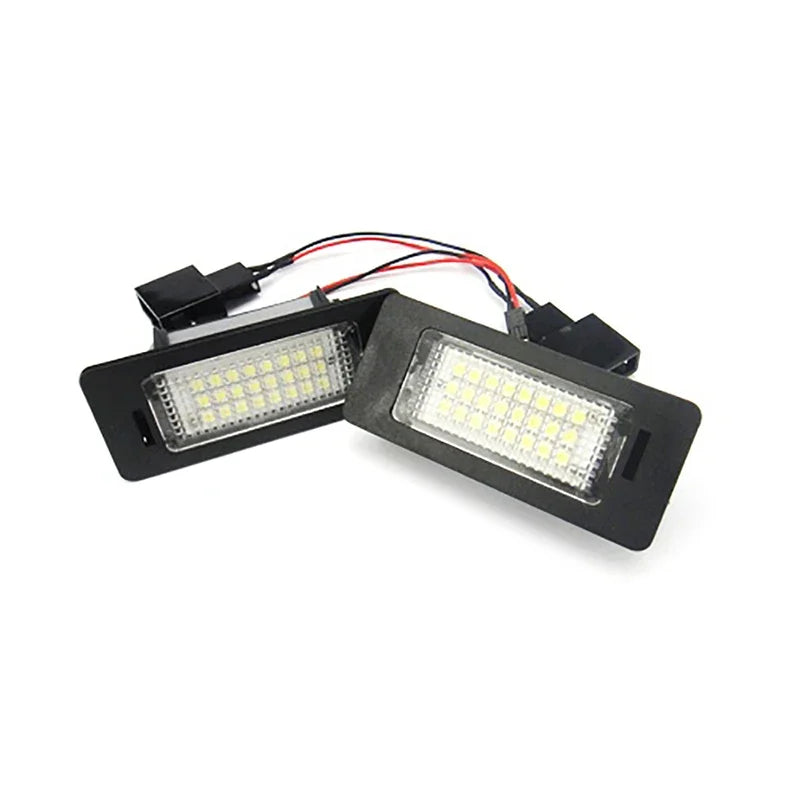 A Pair of LED License Plate Lights Auto Led Signal Lamp Fit For SKODA Octavia 3 /For Superb B6 /For Rapid /For Yeti /For Fabia