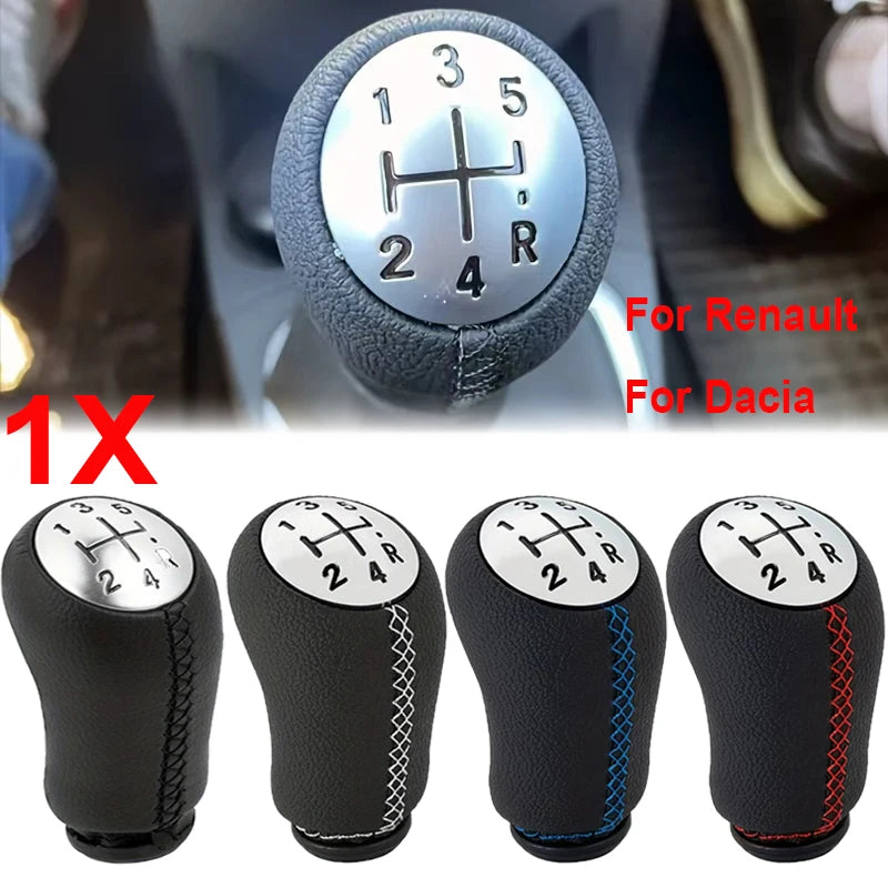 5 Speed Matte Gear Shift Knob Stick Lever Head Handle OEM 8200059575 For Renault Clio Laguna Modus Twingo Dacia Duster Logan