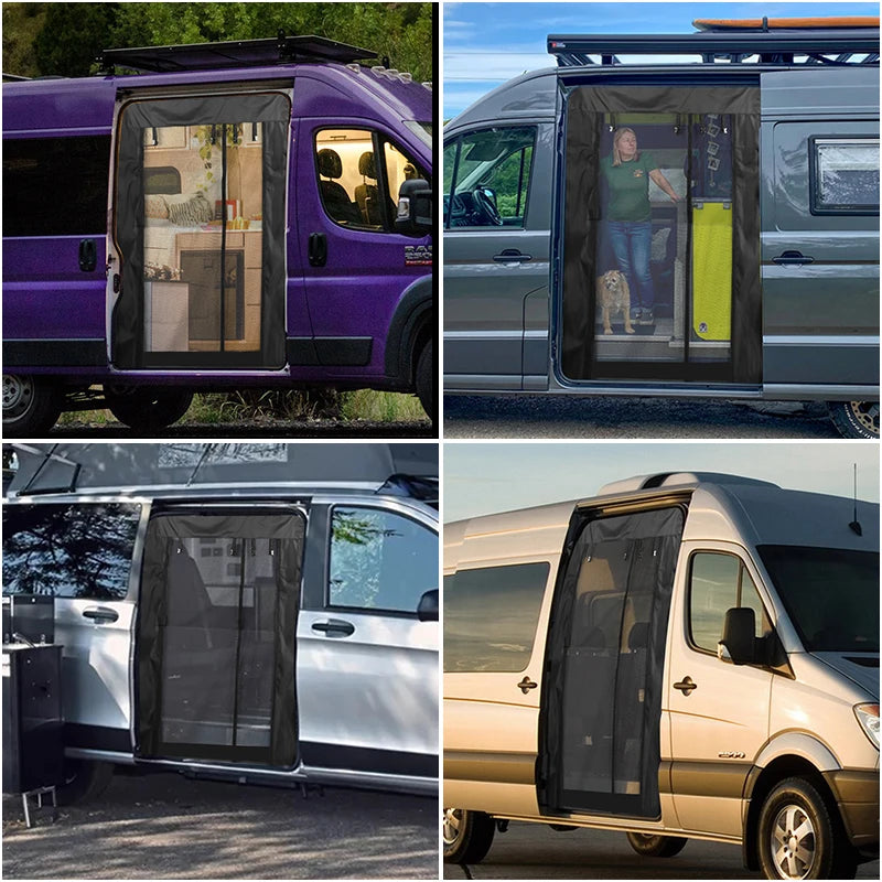 1PCS Insect Screen Mosquito/Fly Screens Net For Mercedes Benz Sprinter Mid and High Roof Ford Car shading Curtains Accessories