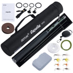 Goture Tenkara Fly Fishing Rod Combo 3.6m Ultralight Carbon Fiber Rod with Line Lure Clipper Portable Tenkara Rod Set Tackles
