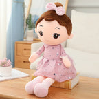 Angel Girl Plush Doll Stuffed Toy with Dress, Blue/Pink/Purple, 45/60/70cm