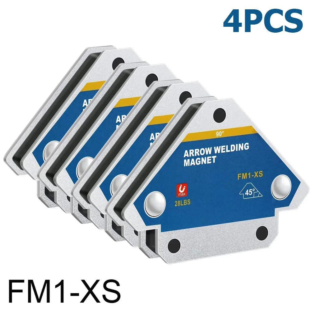 12.5/25/50/75Kg Magnetic Welding Holders Angle Solder Arrow Magnet Weld Fixer Positioner Ferrite Holding Auxiliary Locator Tools