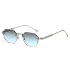 DDDLONG Retro Fashion Rimless Punk Y2k Sunglasses Women Men Sun Glasses Vintage UV400 Outdoor Shades D686