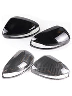 Mercedes-Benz Door Mirror Cap Covers Carbon Fiber Look or Bright Black for W205 W213 W222