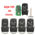 jingyuqin Remote Car Key 68374994 For Dodge RAM Pickup HD 1500 2500 3500 4500 5500 2019-2024 GQ4-76T 433MHz 4A Chip Keyless Go