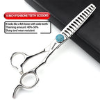 440C Japanese Stainless Hairdressing Scissors 6 Inch / 7 Inch Hair Scissors Right hand Barber Shears Left Handle Hair Cutting