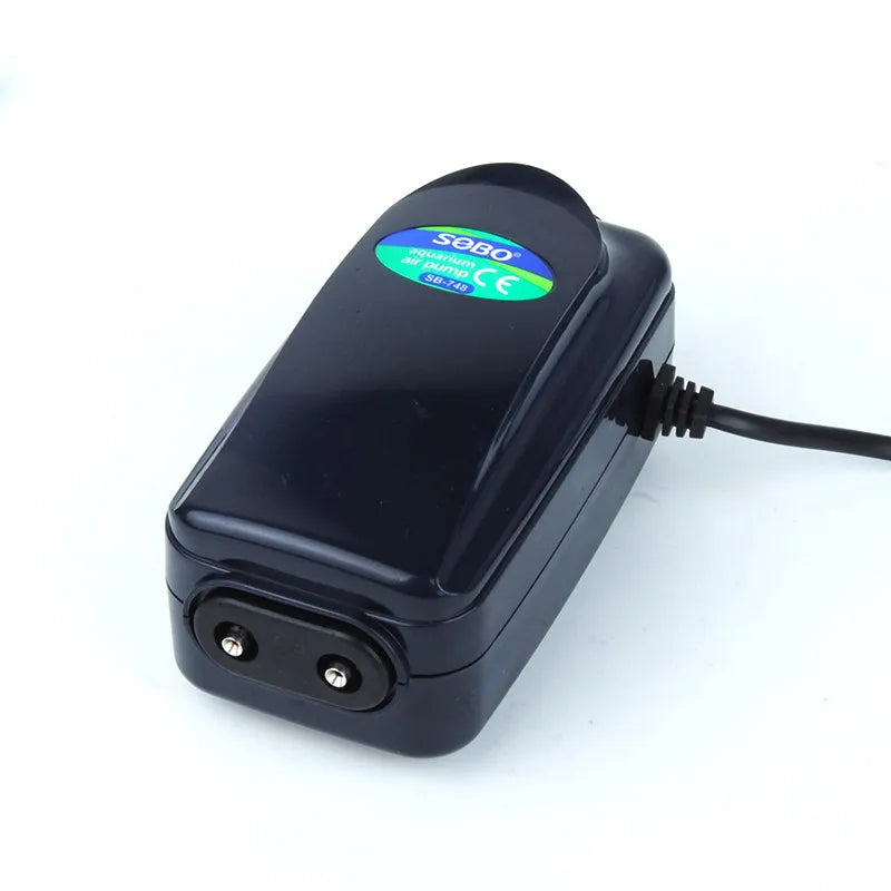 Quiet 220v 8W 12W Air Pump Adjustable Super Silent 4 Outlet Aquarium Fish Tank Oxygen Air Aerator Koi Fish Air Aerator air pump