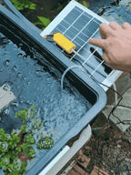 Small Solar Oxygen Pump Supplies Oxygen Day and Night for The Pool and Fish Tank To Continuously Bubbling Oxygen for Small Fish