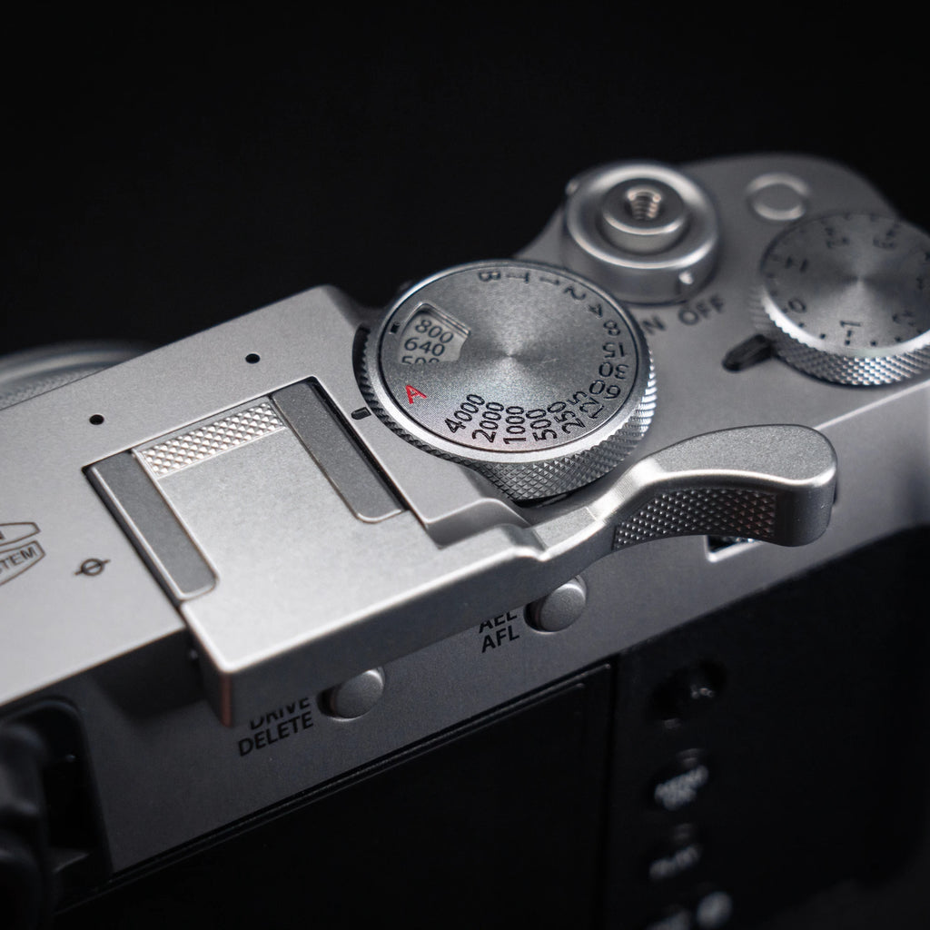 Aluminum Metal Hot Shoe Thumb-Up Hotshoe Thumb Up Grip for Fujifilm x100v Fuji X100VI Camera Hand Grip