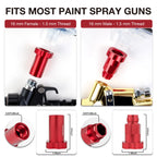 10/25/50Pcs Spray Gun Paint Mixing Cup H/O Quick Cup Spray Gun Tank 20.3oz/600ML Disposable Paint Cup with Spray Gun Cup Adapter