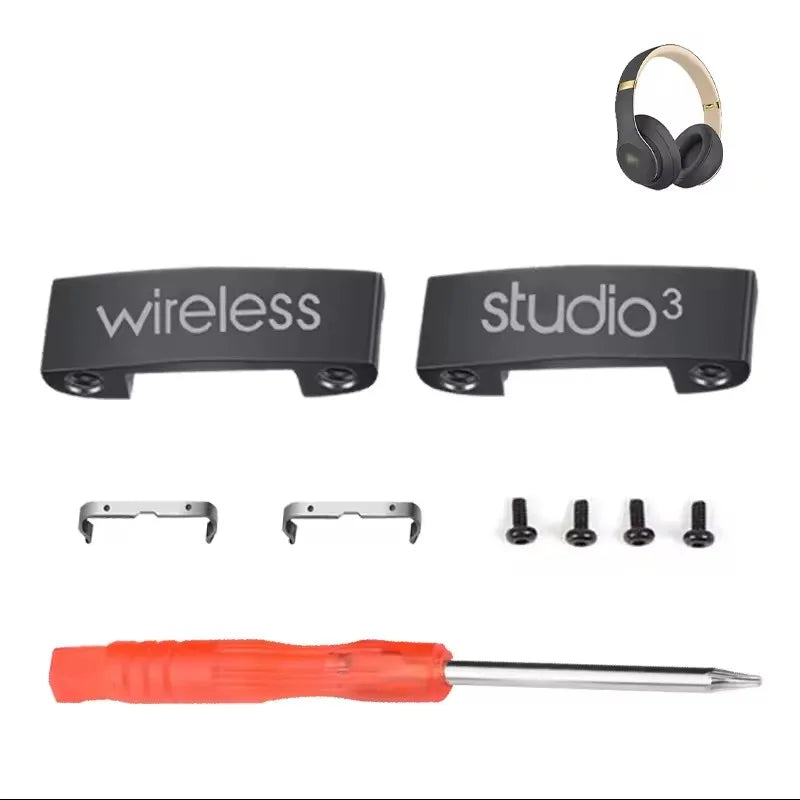 Replacement Headband Arch Plastic Parts Kit for Beats Studio 2.0/3 Headphones, Multiple Colors