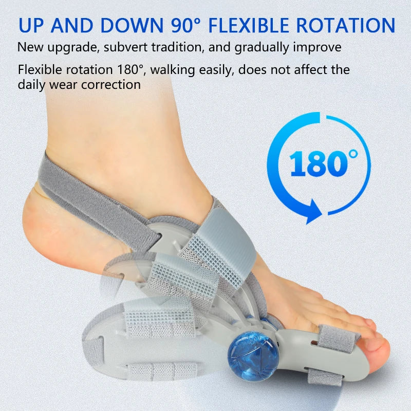 Unisex Bunion Adjustable Bunion Fix for Big Toe Separation Pain Relief - Orthopedic Bunion Splint with Straightener