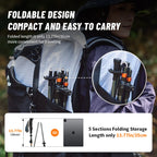 Naturehike Climbing Mountaineering Walking Stick Portable Folding Telescopic Hiking Pole Outdoor Trekking Poles Telescopic Baton